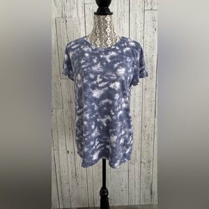 Gap Favourite T T-shirt, Blue and White, Size L, H1